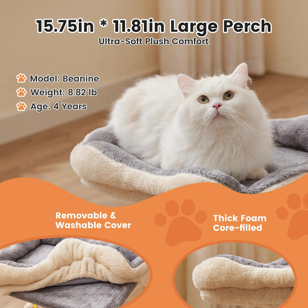 Gardner Pet 20-inch cat tree hanging toys stimulate hunting instincts and engagement