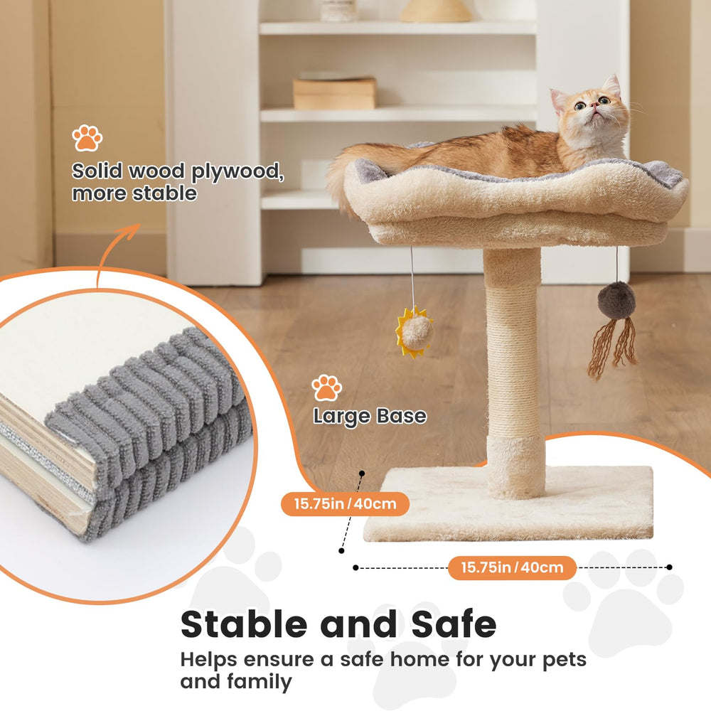 Gardner Pet 20-inch cat tree sisal post offers durable scratching to protect furniture