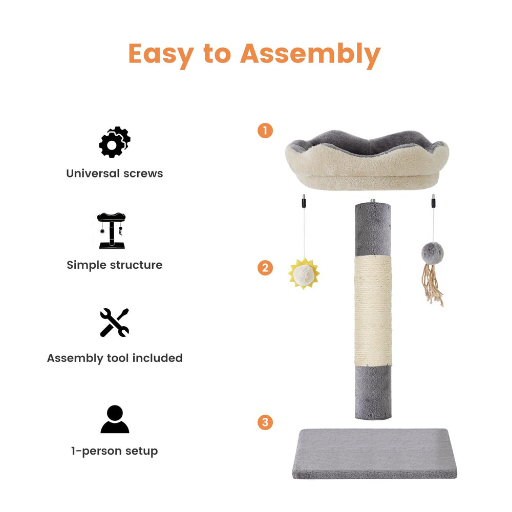 Gardner Pet solid wood base ensures anti-wobble safety during jumps.