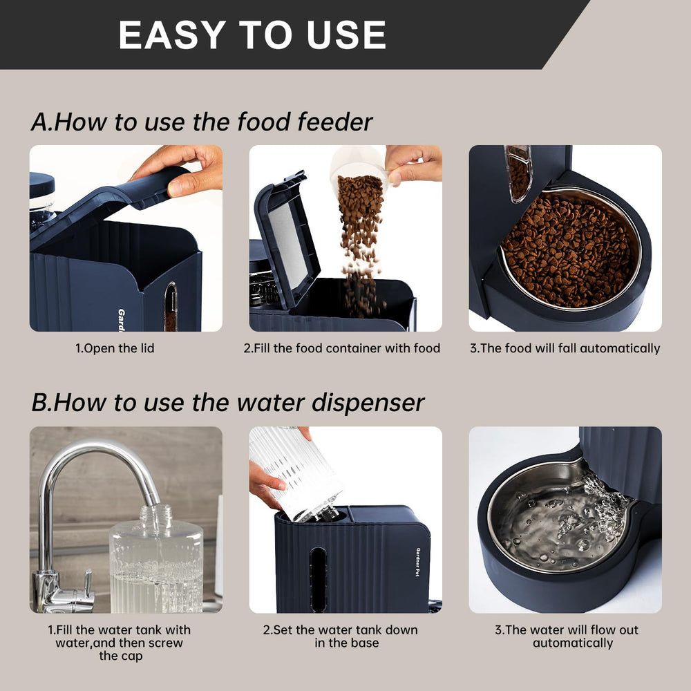 Gardner Pet anti-slip base keeps unit steady on smooth floors.