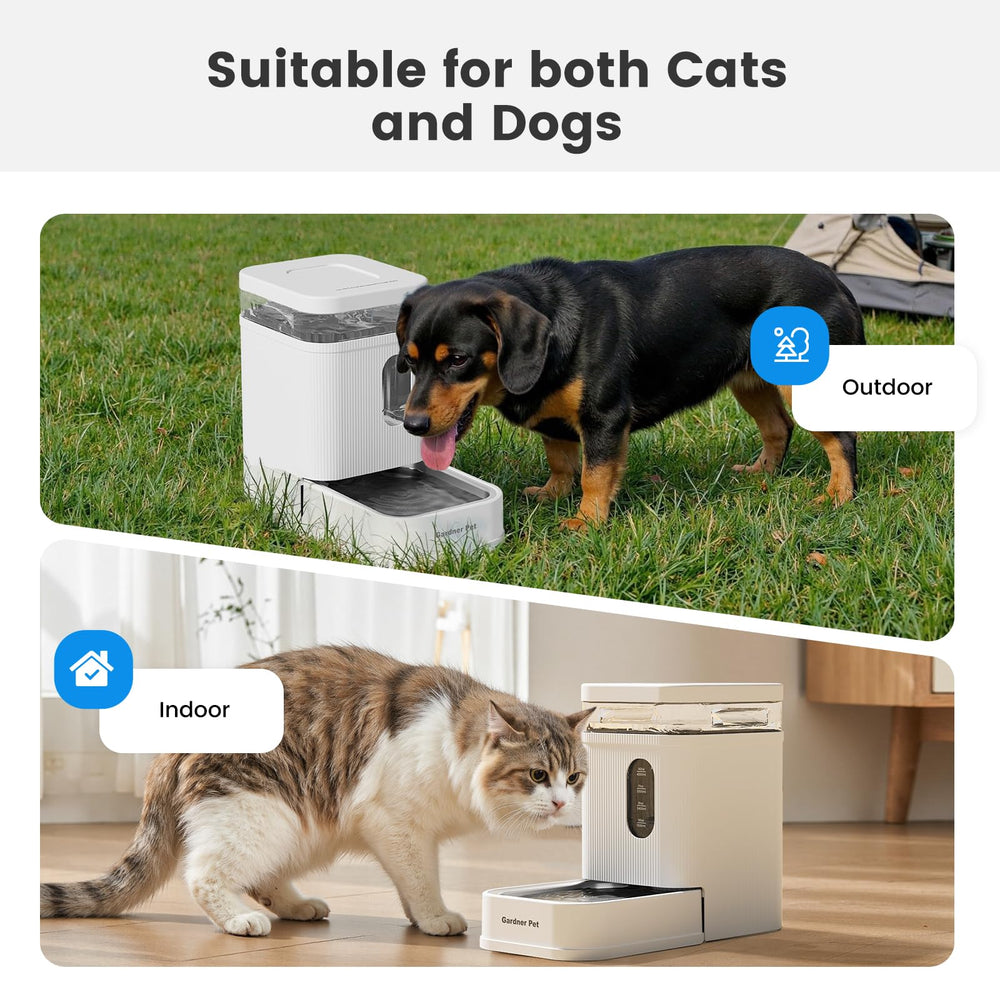 Gardner Pet anti-tip base design ensures stable placement during play