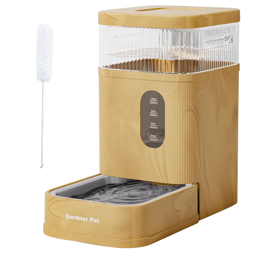 Gardner Pet automatic water dispenser with stainless-steel-bowl for durable hydration