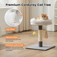 Gardner Pet natural sisal post encourages healthy scratching.