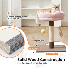 Gardner Pet cat tree sisal post encourages scratching and furniture protection