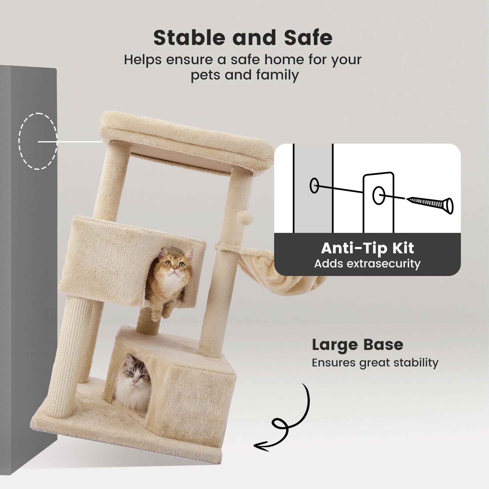 Gardner Pet soft hammock demonstrates cozy resting spot for relaxed cats.