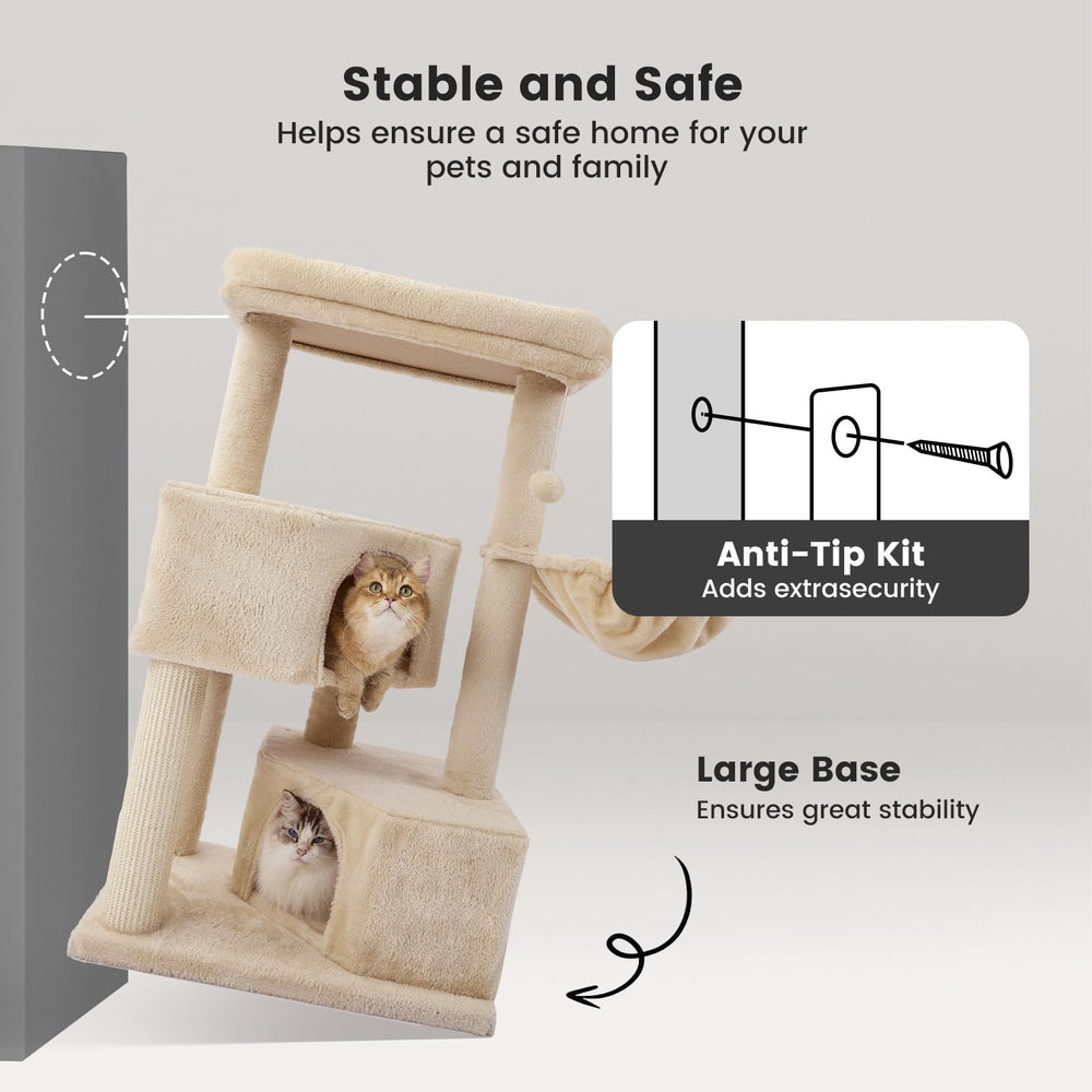Gardner Pet soft hammock demonstrates cozy resting spot for relaxed cats.