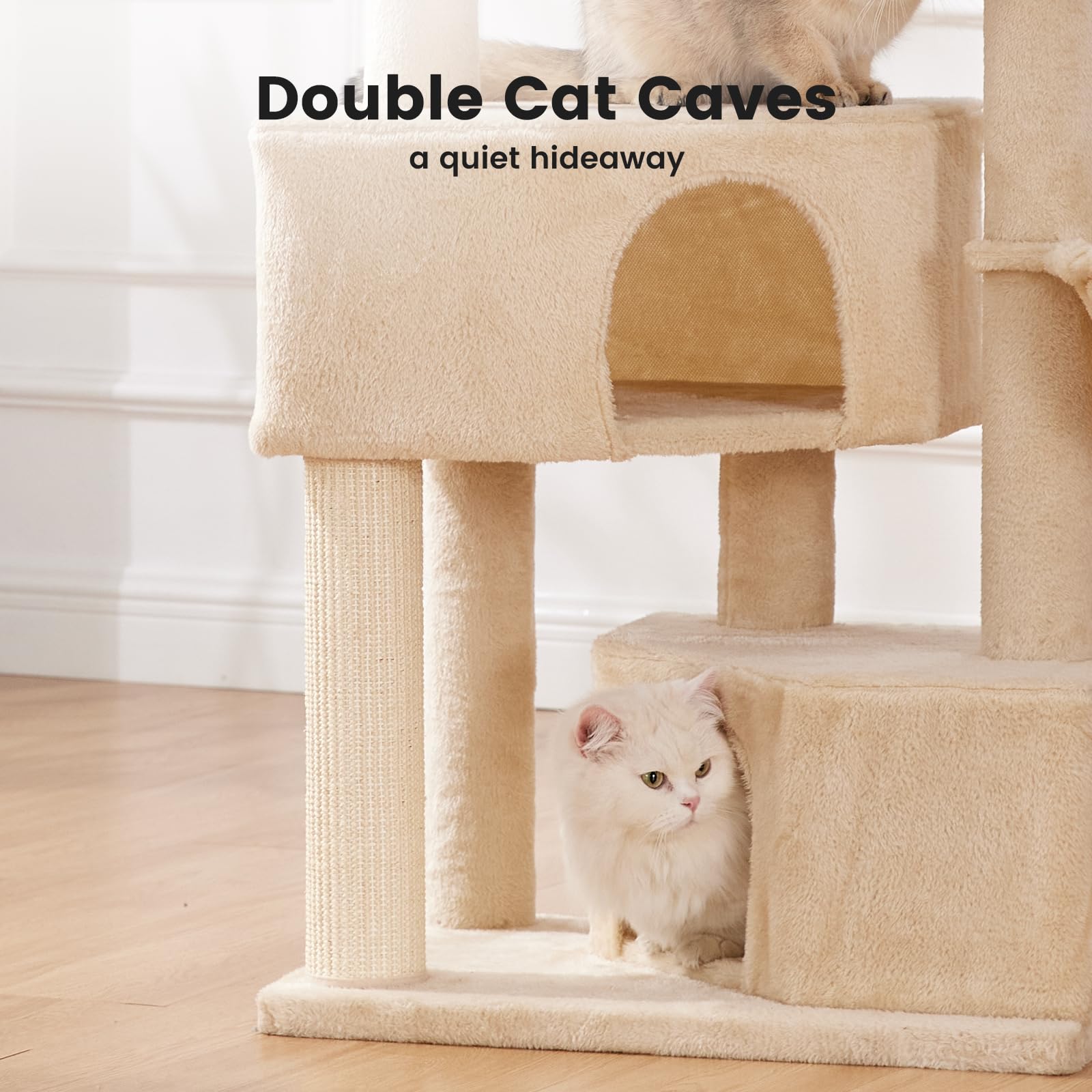 Gardner Pet space-saving frame highlights apartment-friendly footprint and stability.