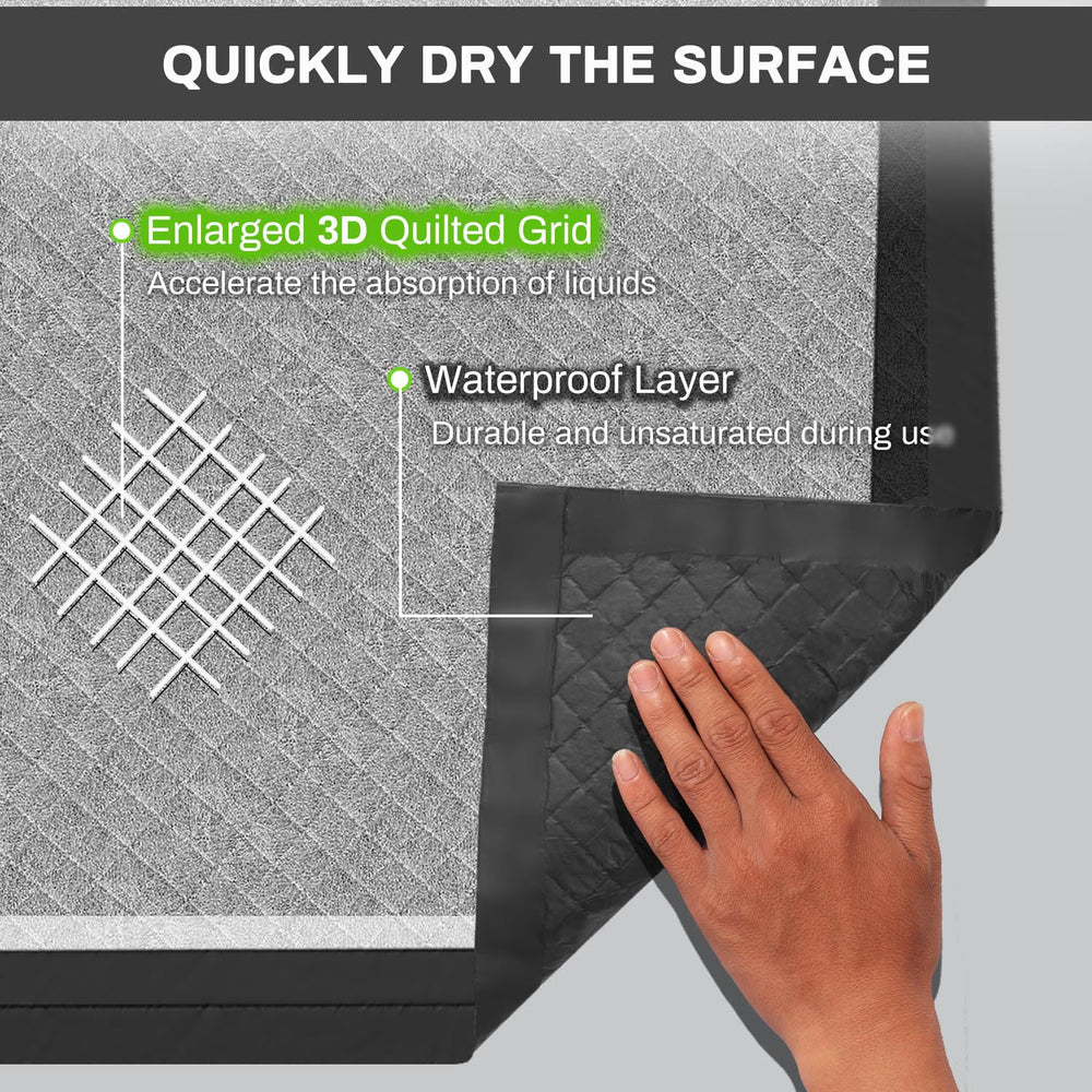 Gardner Pet Charcoal Puppy Pad disposable-design simplifies post-use cleanup.