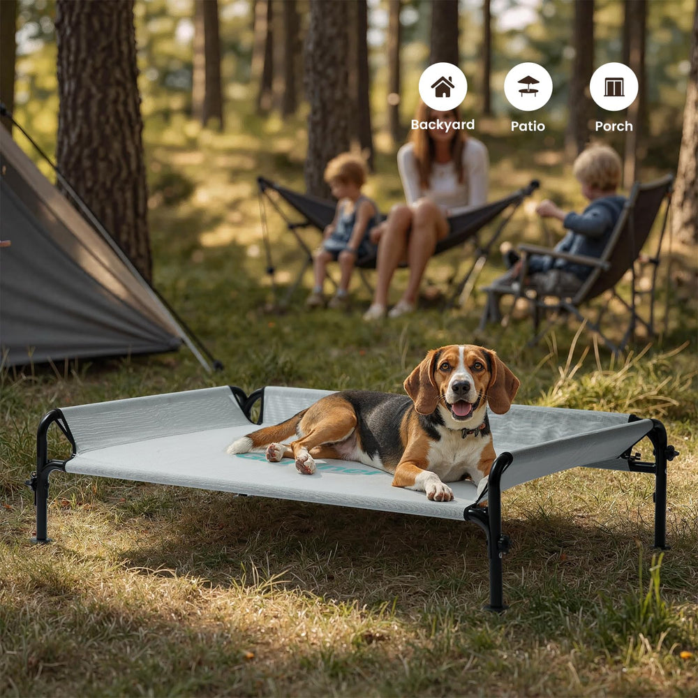 Gardner Pet cooling breathable dog bed elevates comfort on hot days