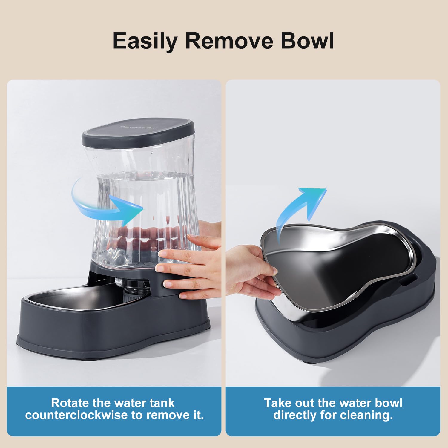 Gardner Pet dishwasher-safe bowl simplifies sanitation routines.