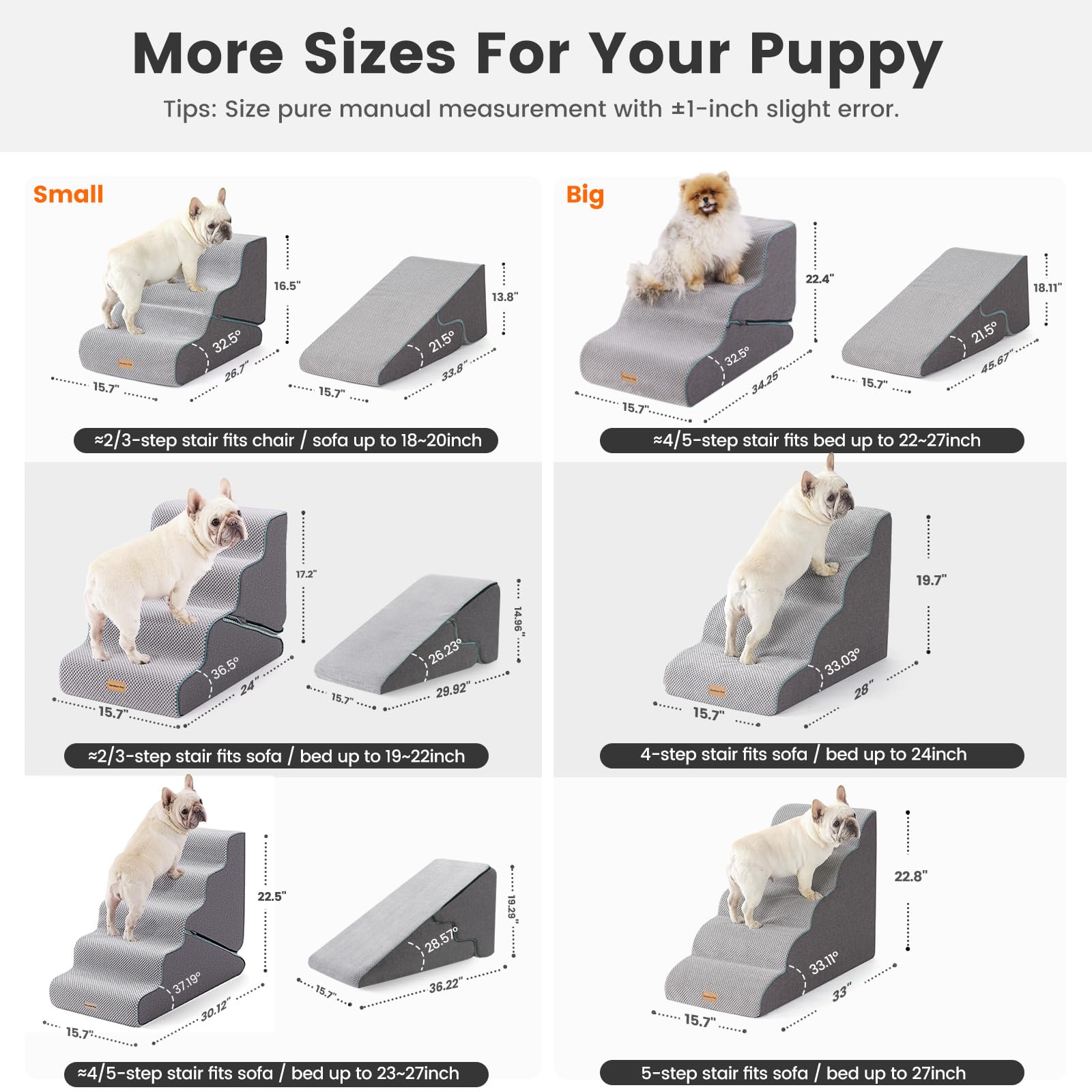 Gardner Pet transformable ramp configuration demonstrates 2-in-1 design for small dogs.