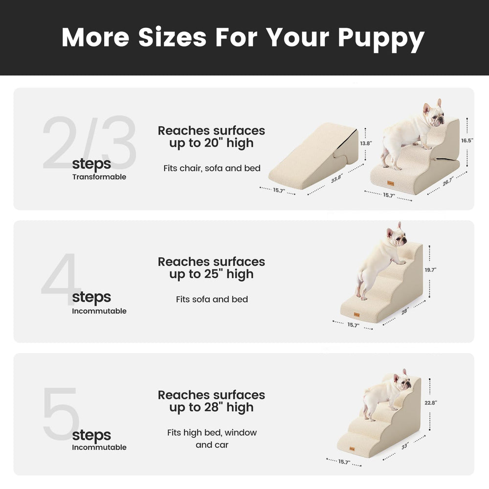 Gardner Pet non-slip-base highlights grip and safety during climbs.