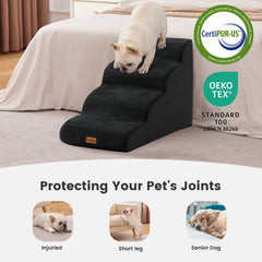 Gardner Pet dog stairs waterproof cover stays clean with minimal effort.