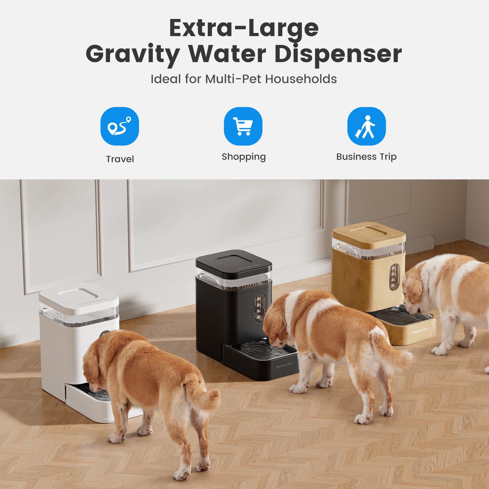 Gardner Pet easy-clean disassembly shown for thorough maintenance