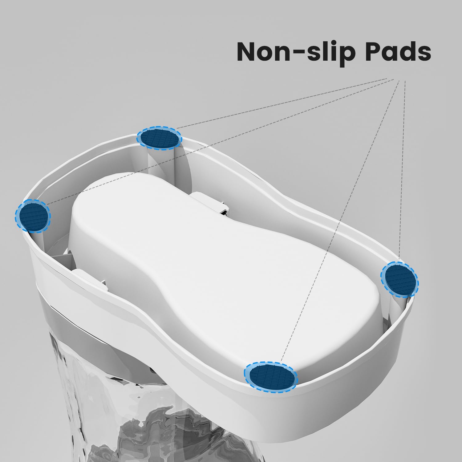 Gardner Pet easy-disassembly for quick cleaning of tank and base.