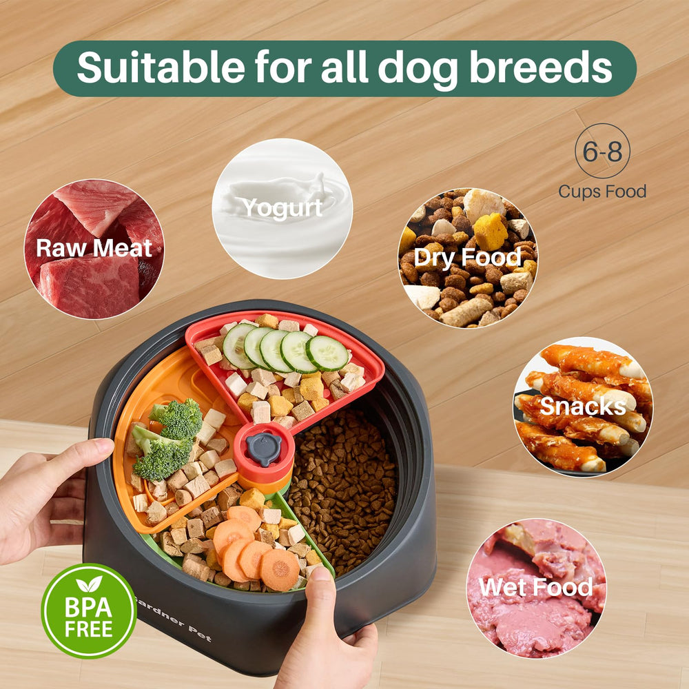 Gardner Pet freeze-friendly tray with yogurt treats for extended play