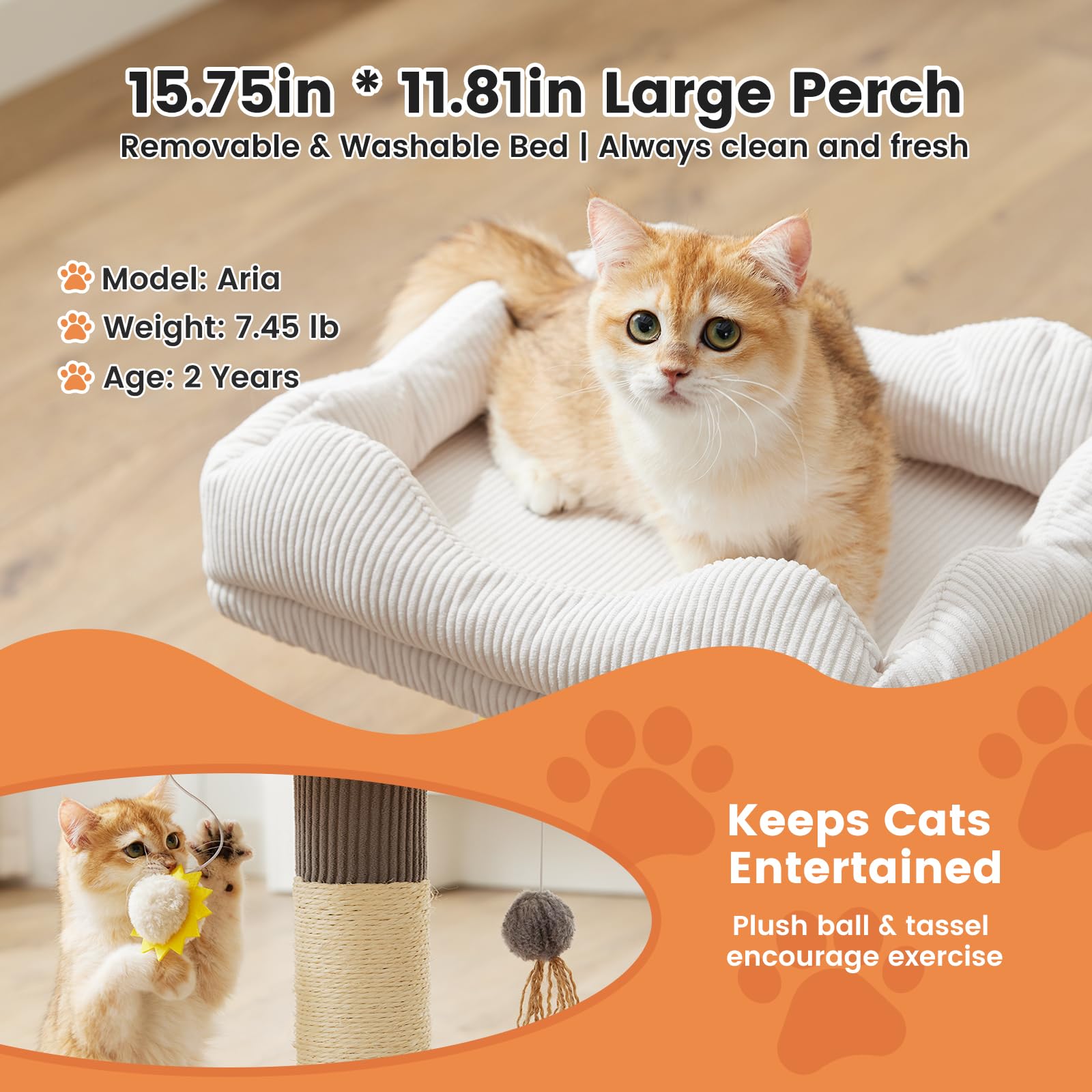Gardner Pet grey corduroy finish suits modern interiors.