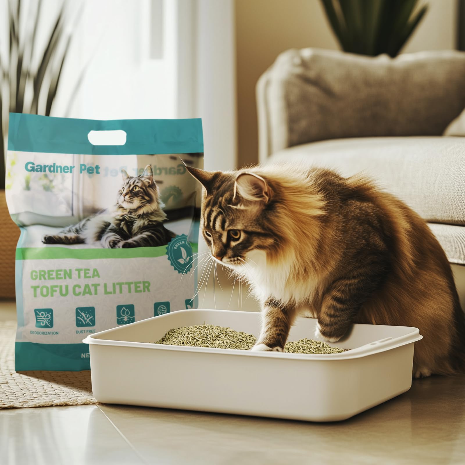 Gardner Pet six-pack packaging offers convenient refills and savings.