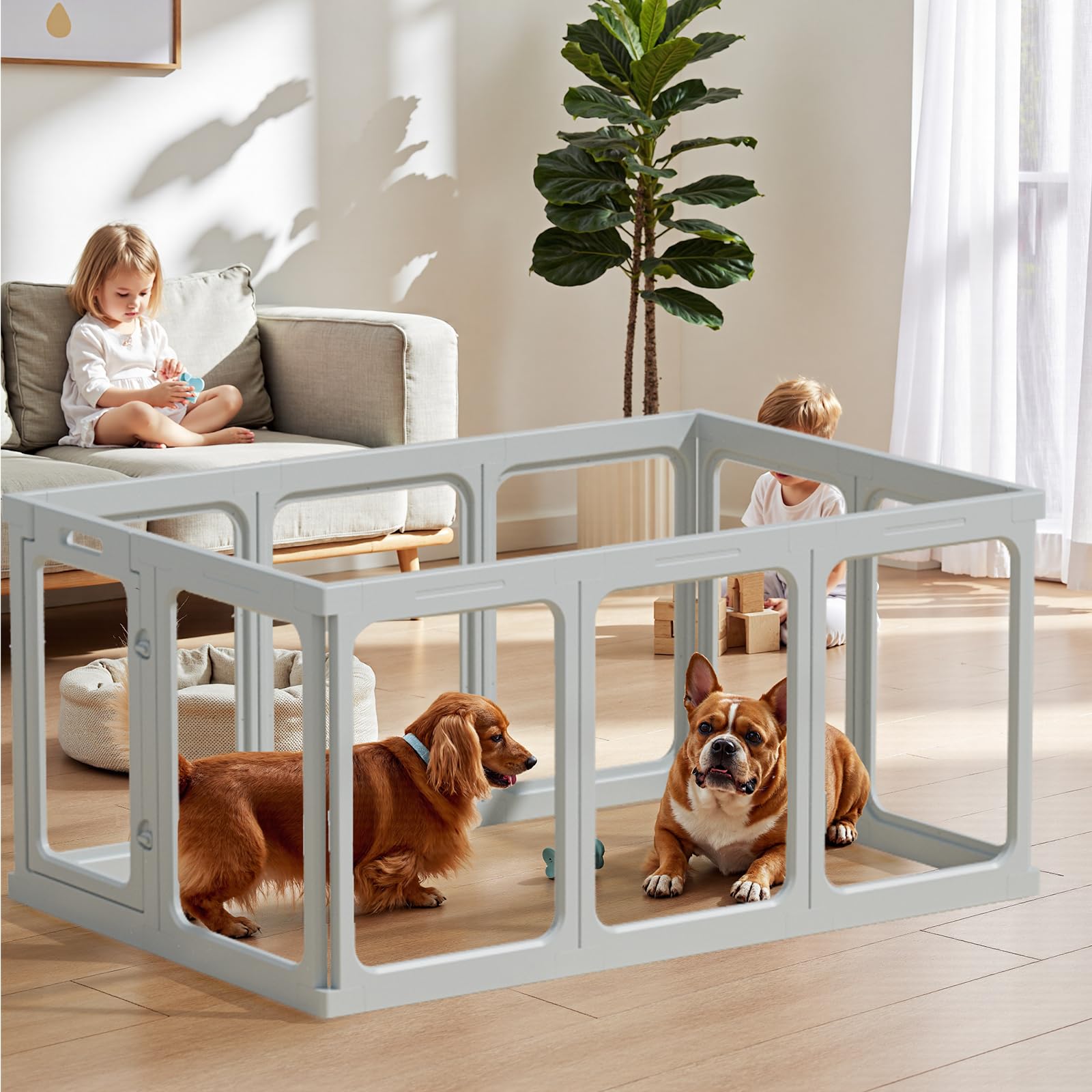 Gardner Pet playpen easy-clean smooth surface for quick maintenance