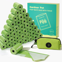 Gardner Pet poop bags dispenser for on-the-go cleanup and easy access.