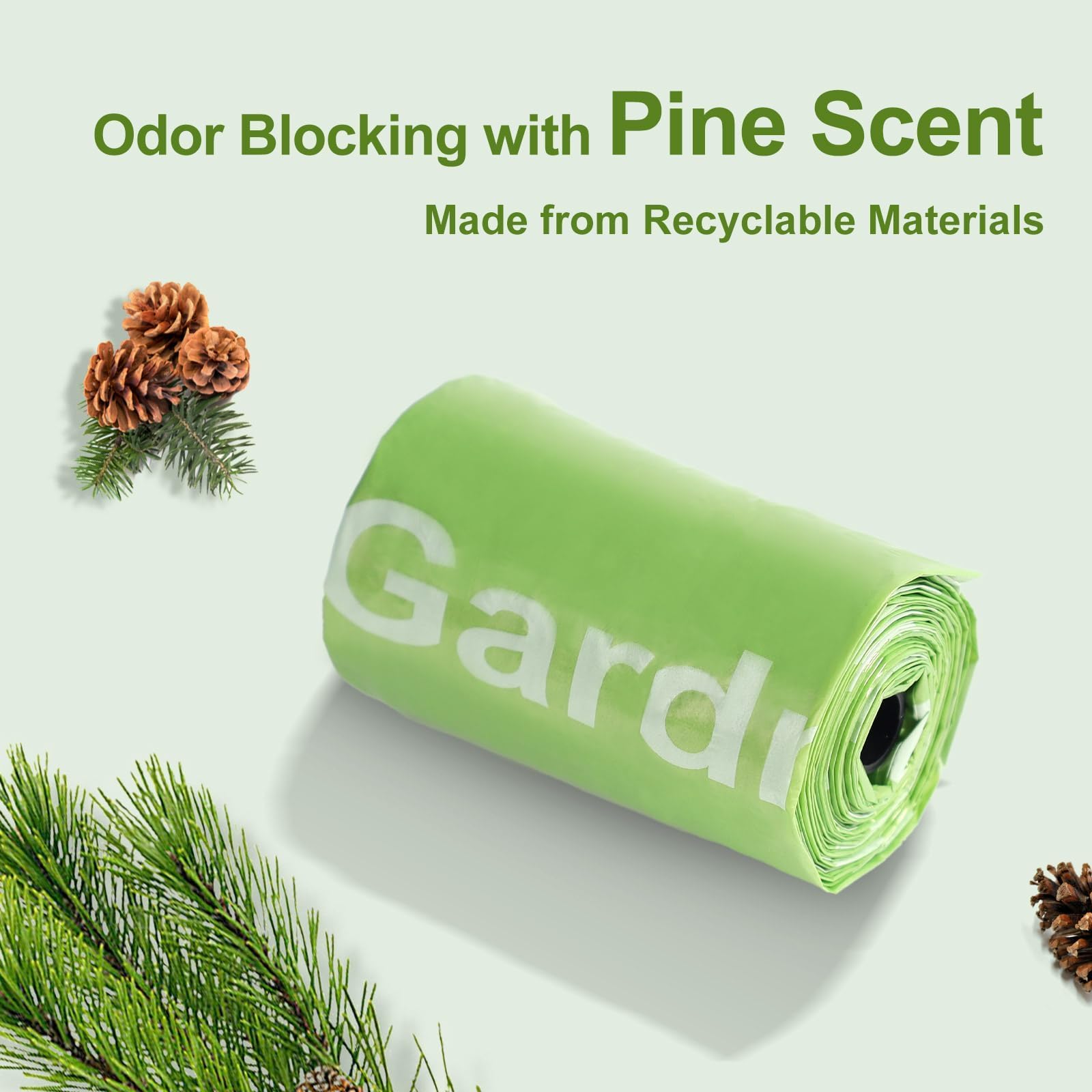 Gardner Pet leak-proof bags keep hands clean during walks.