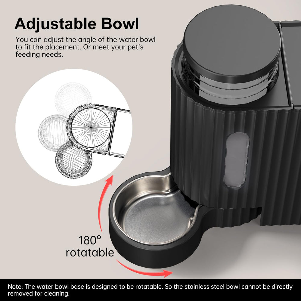 Gardner Pet stainless steel bowls being cleaned for quick maintenance and durability.
