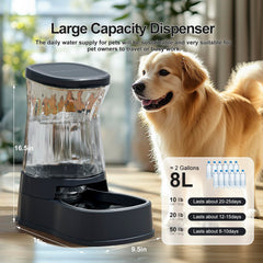 Gardner Pet water dispenser base shows a stable non-slip design.