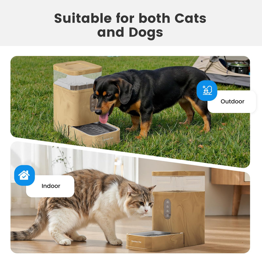 Gardner Pet water-level-window lets you see water at a glance