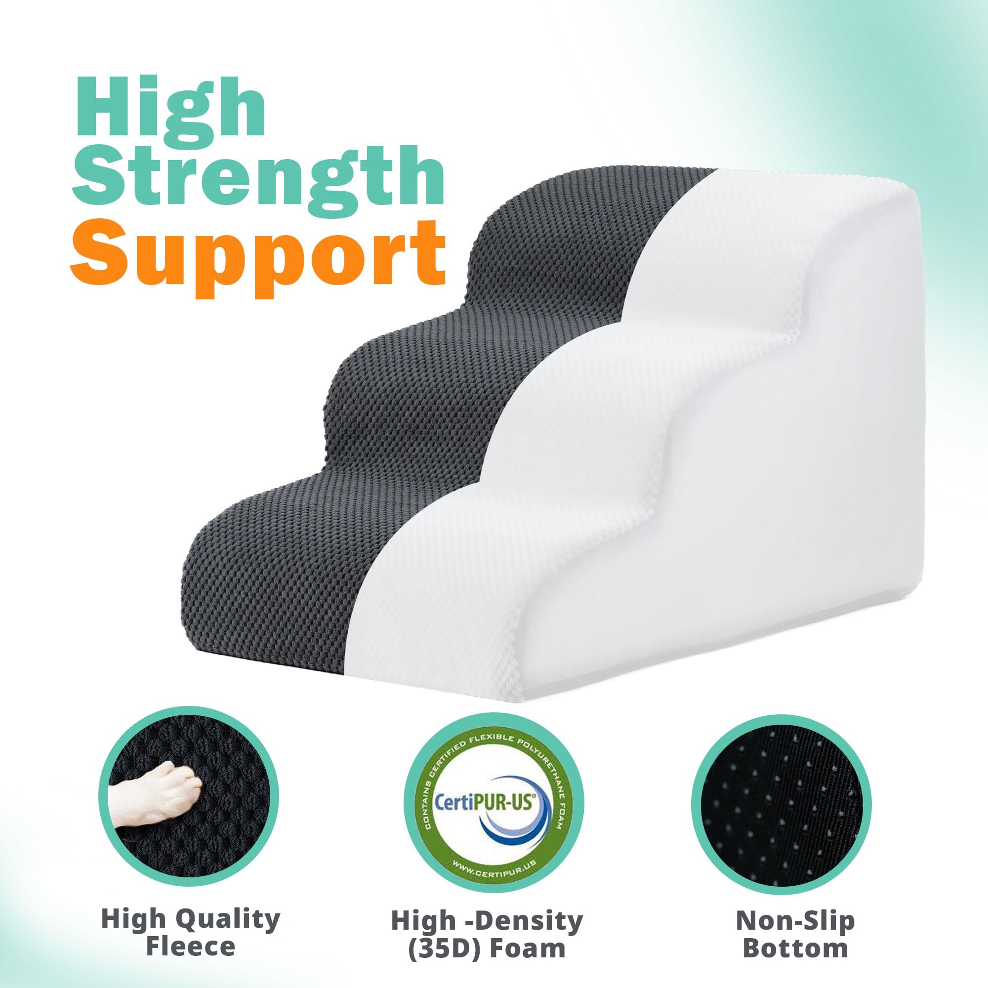 GARMART Dog Stairs for-small-dogs promotes easy bed access