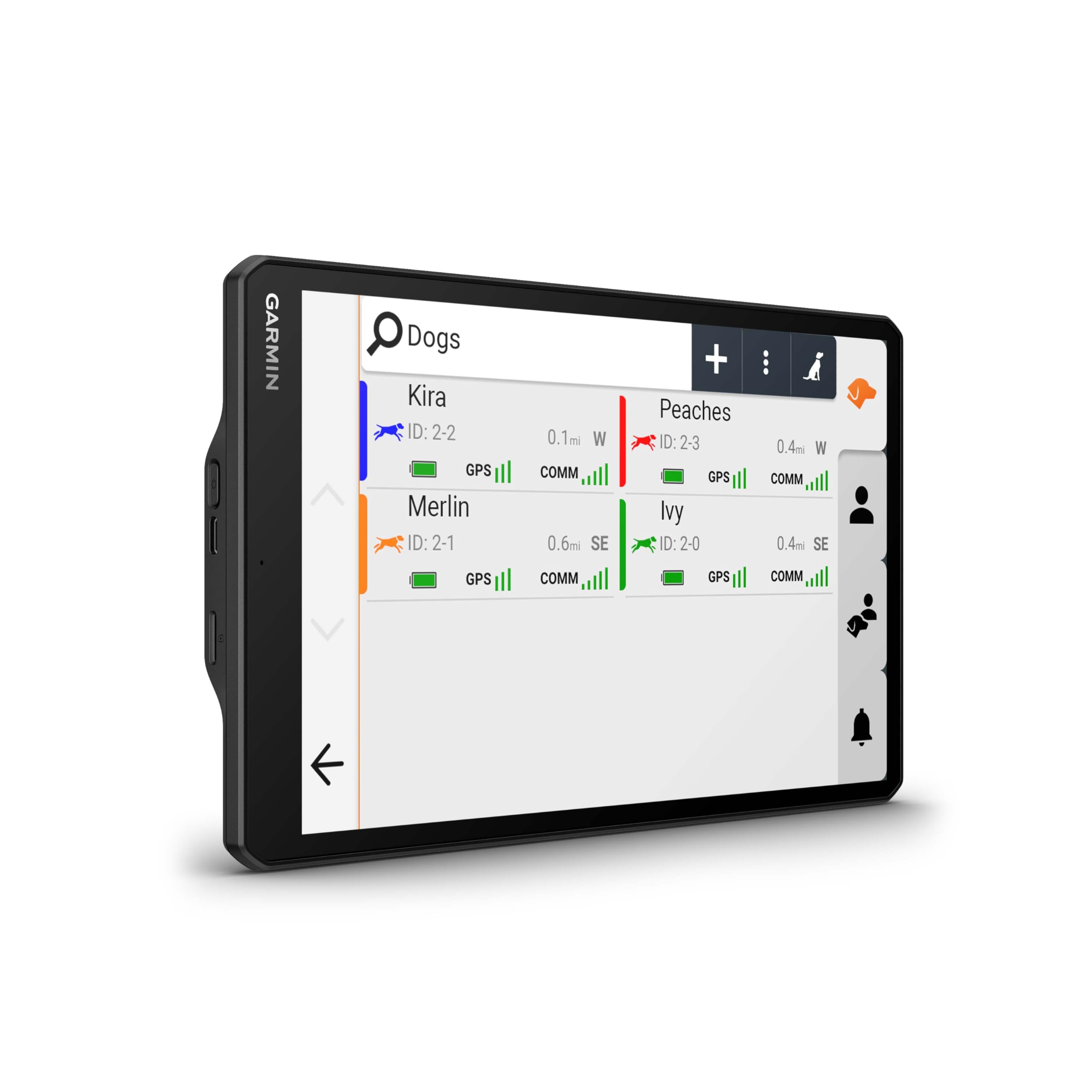 Garmin Alpha XL preloaded TopoActive maps for reliable off-road and on-road navigation.
