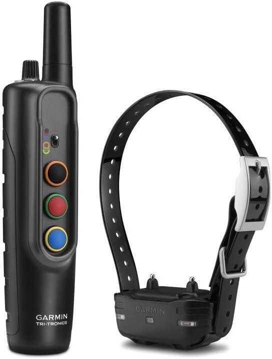 Garmin PRO 70 dog device with beacon lights for locating in low light up to 100 yards.