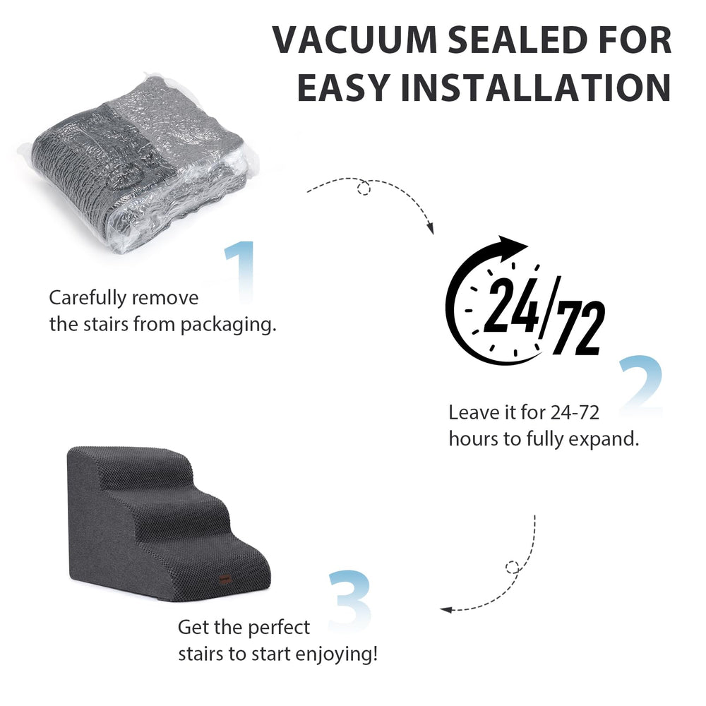 Garnpet dog stairs easy-assembly promotes quick setup without tools