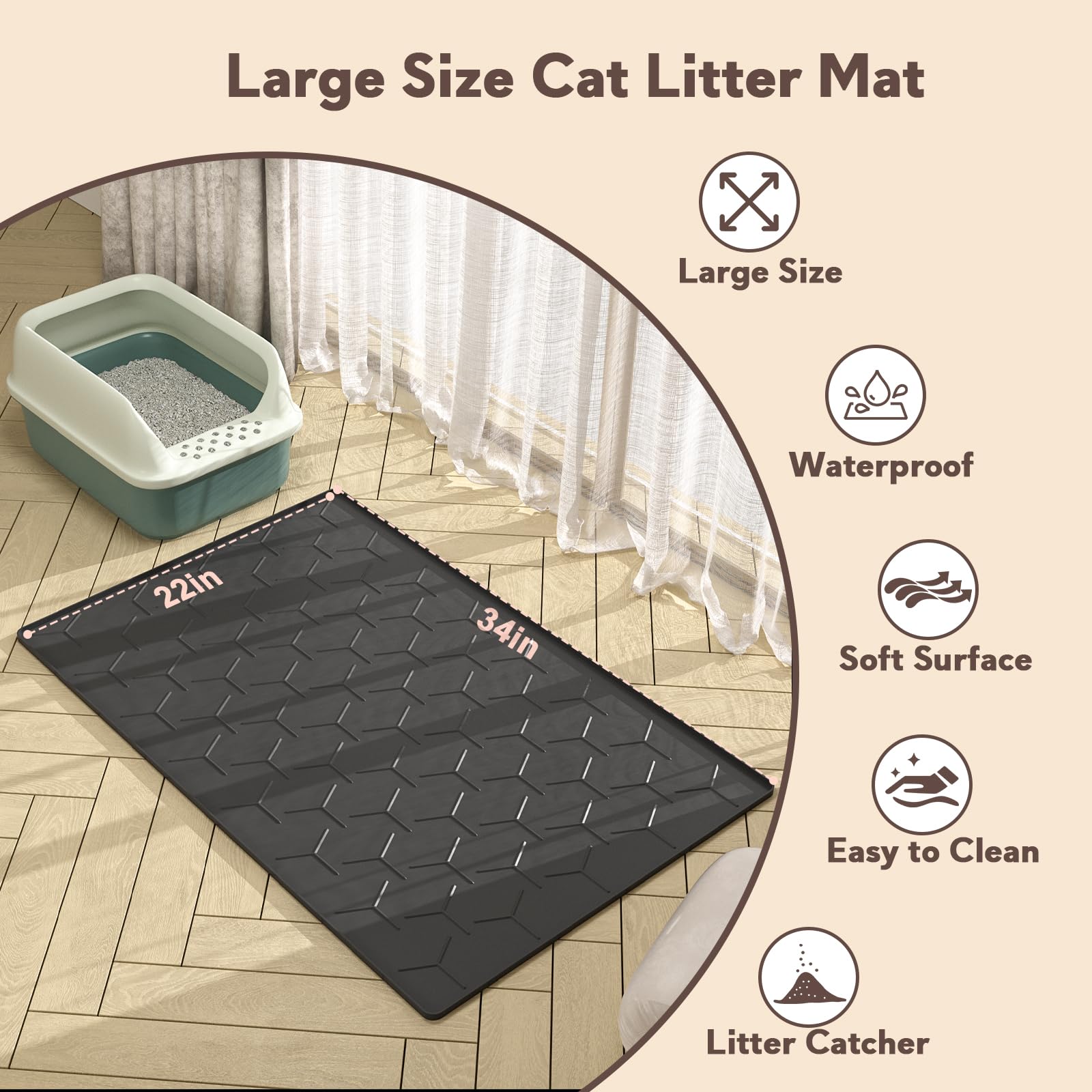 Garoopion mat is multifunctional, doubles as a feeding mat for convenience