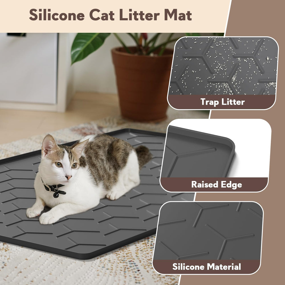 Garoopion Cat Mat silicone material shows durability and paw-friendly surface