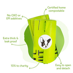 G.A.S bolsas compatibles con dispensadores, uso sencillo en caminatas.