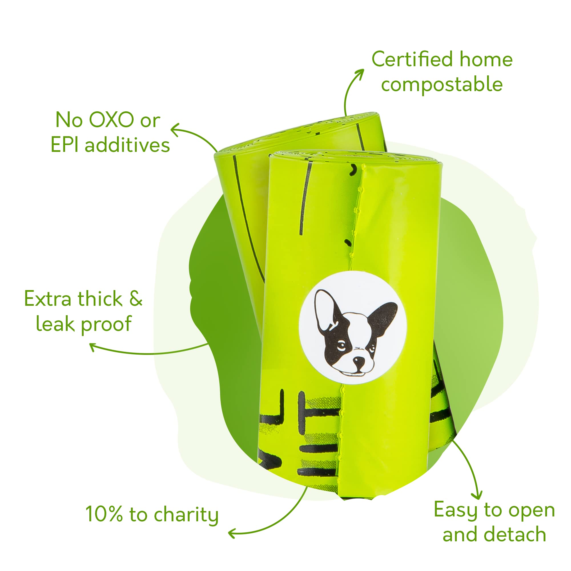 G.A.S compost certification ASTM D6400 EN 13432 ensures compliant disposal.