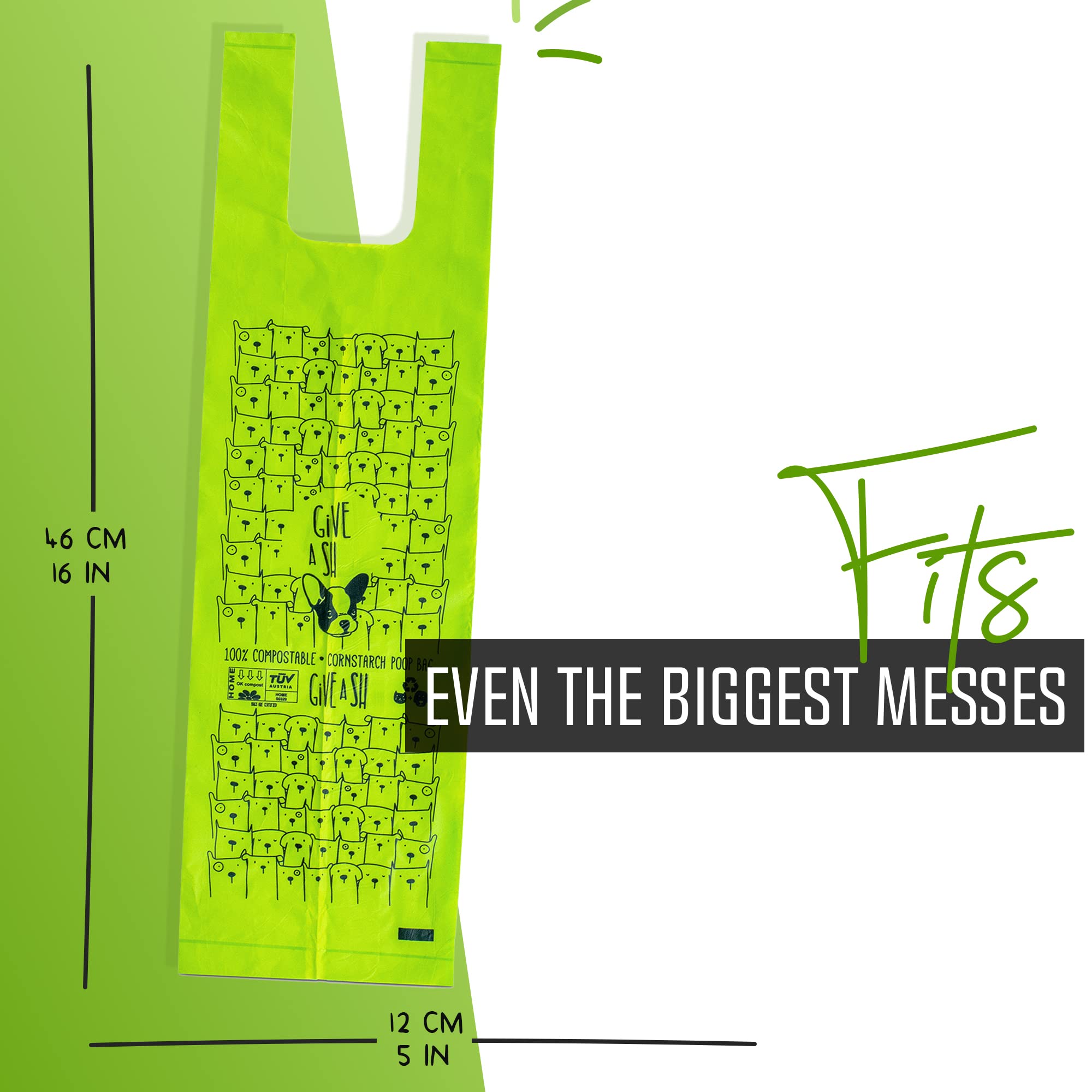 G.A.S materials include corn starch, BPAT, and glycerin for eco-friendly production