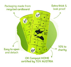 G.A.S leakproof dog poop bags demonstrate odor control in action.