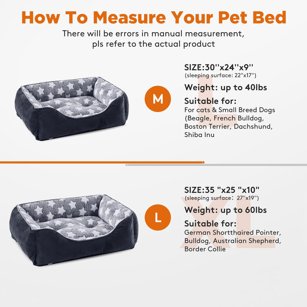 GASUR non-slip waterproof bottom keeps the bed in place on floors.