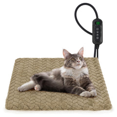 GASUR heated cat bed front view for cozy warmth