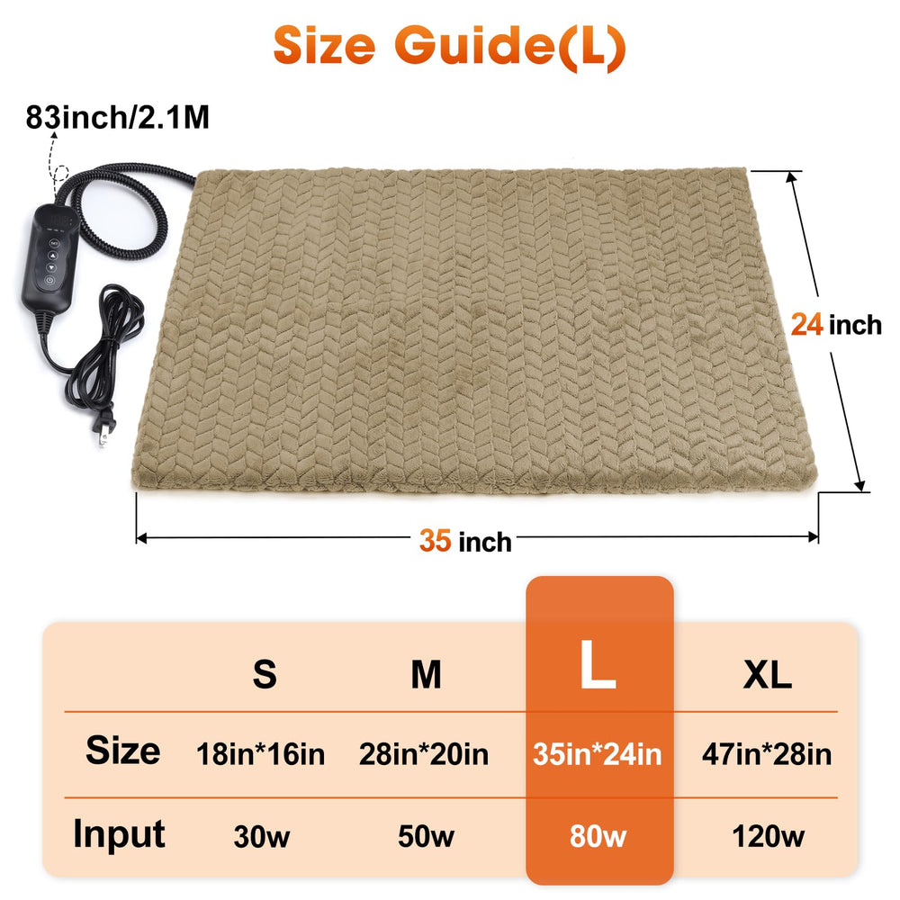 GASUR heated cat bed removable washable cover for quick cleaning
