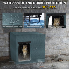 GASUR insulated PVC cover close-up showing waterproof shell protecting warmth