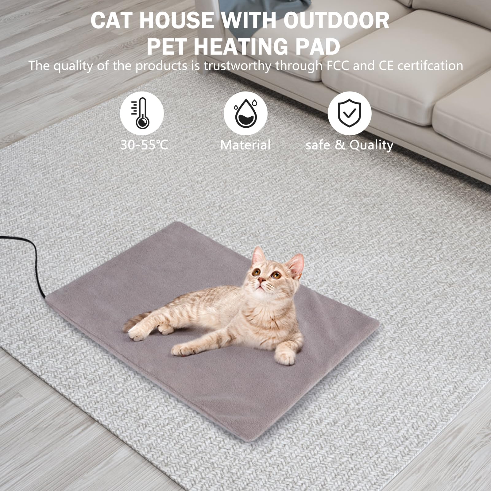 GASUR interior view shows cozy warmth and plush surface for cats