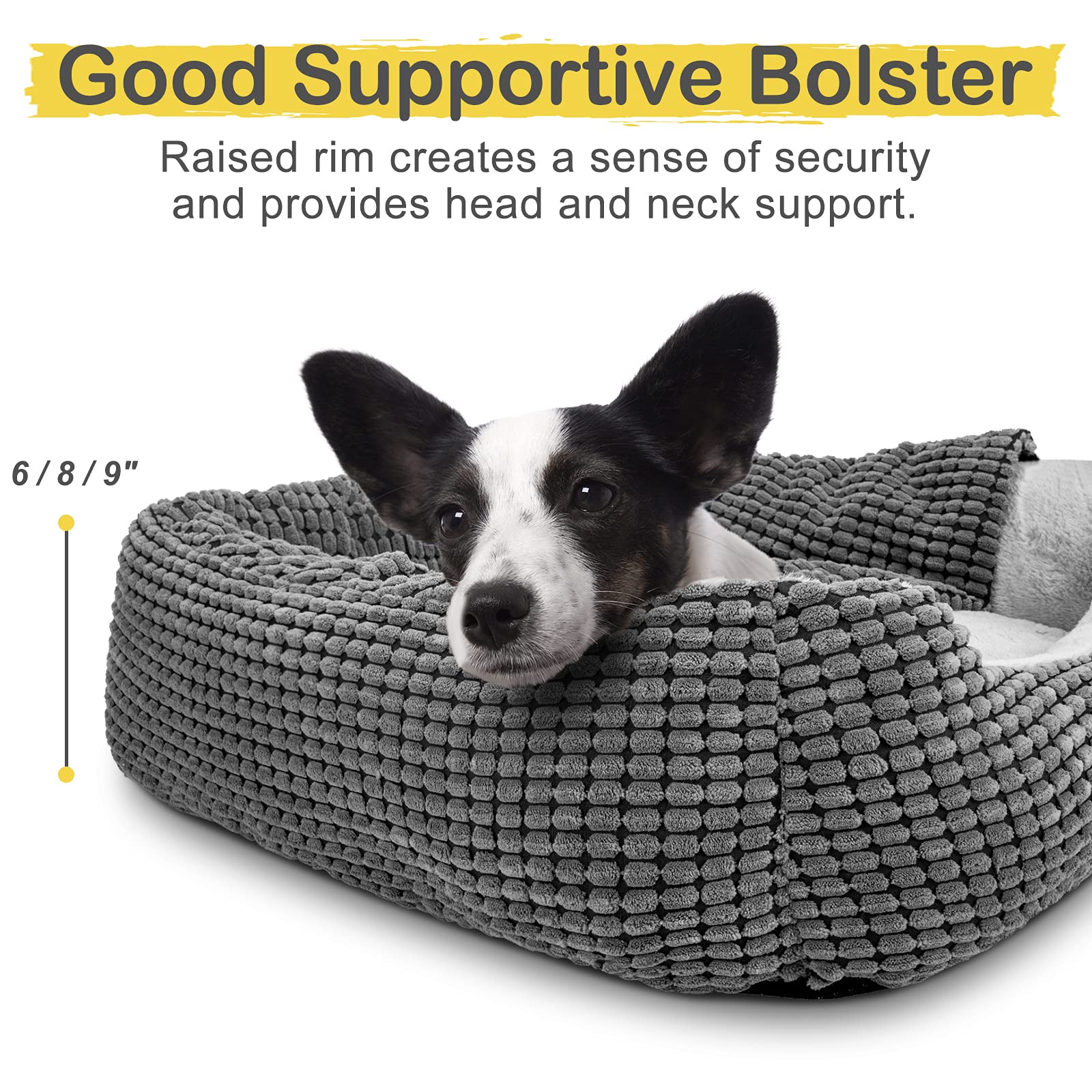 GASUR large 30x24 size fits pets up to 38 pounds for cuddly comfort.