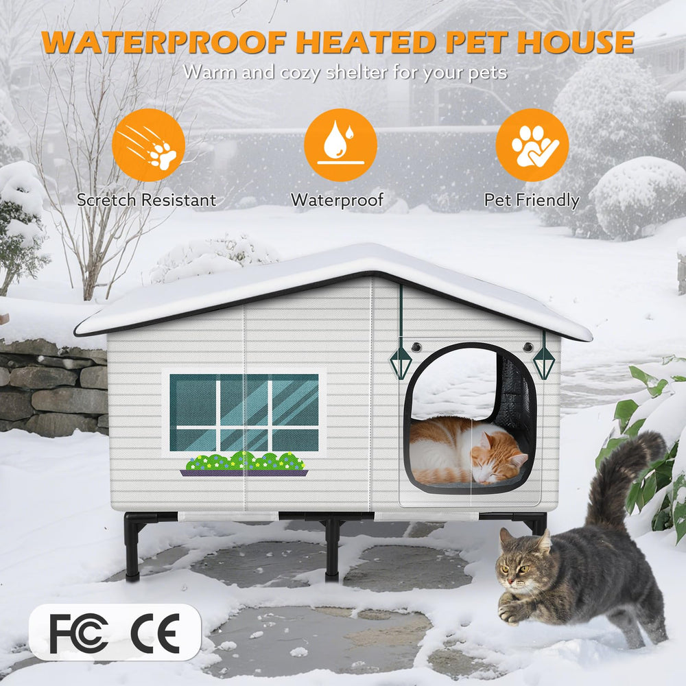 GASUR UL-certified heating pad closeup highlights safe, steady warmth for cats.