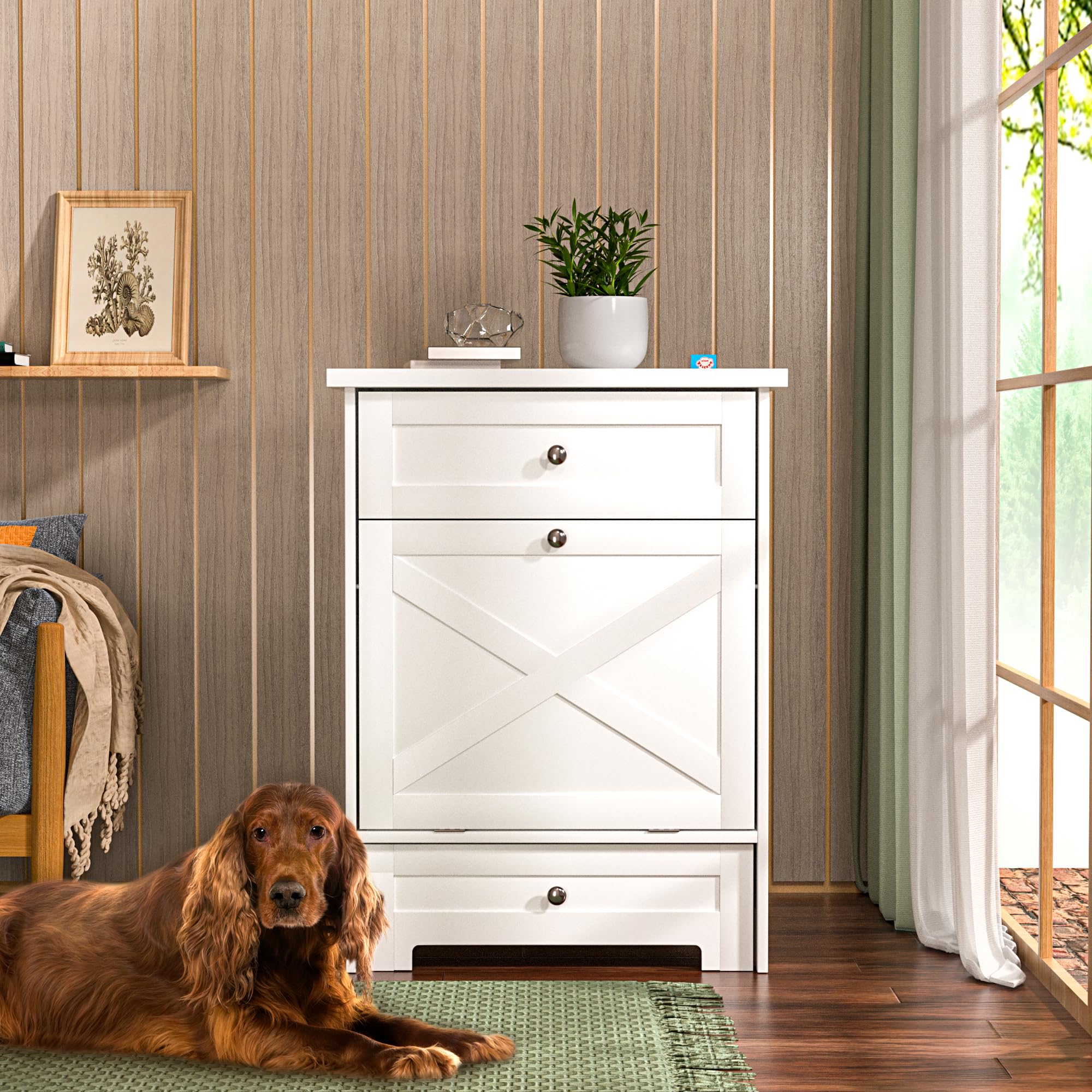 GAZHOME top panel close-up shows sturdy 1.2 inch thickness.