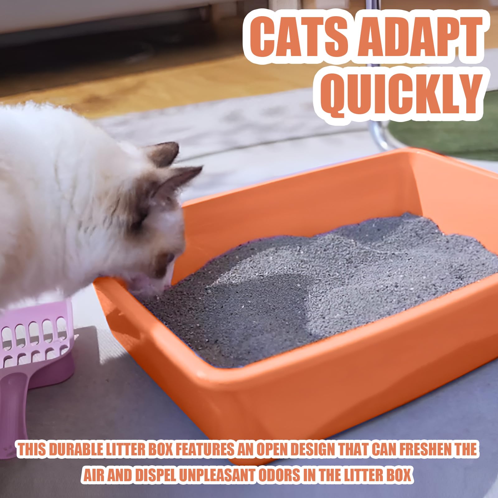 GCVOPTON indoors-outdoors litter box for indoor or outdoor use