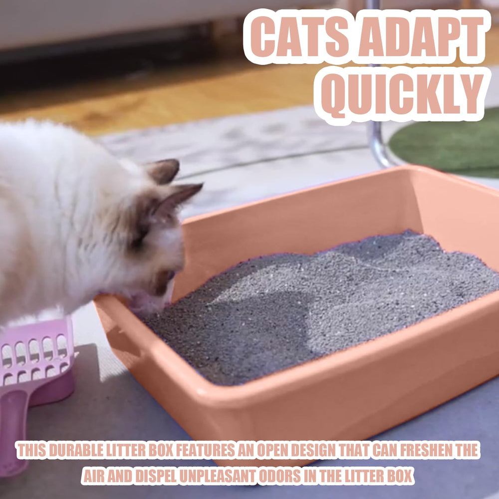 GCVOPTON small litter box made of PP plastic for simple cleaning.