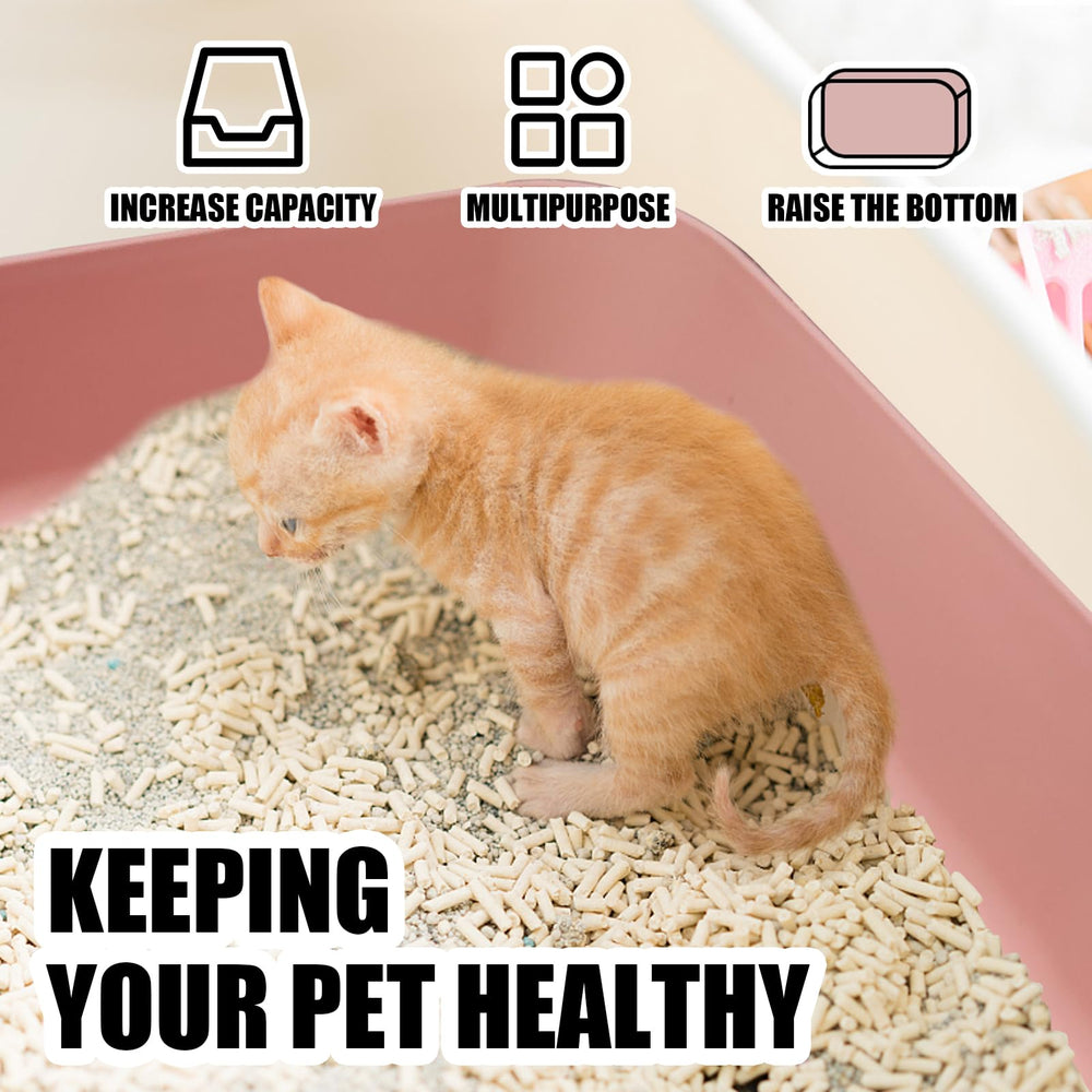 GCVOPTON stackable litter box design saves space