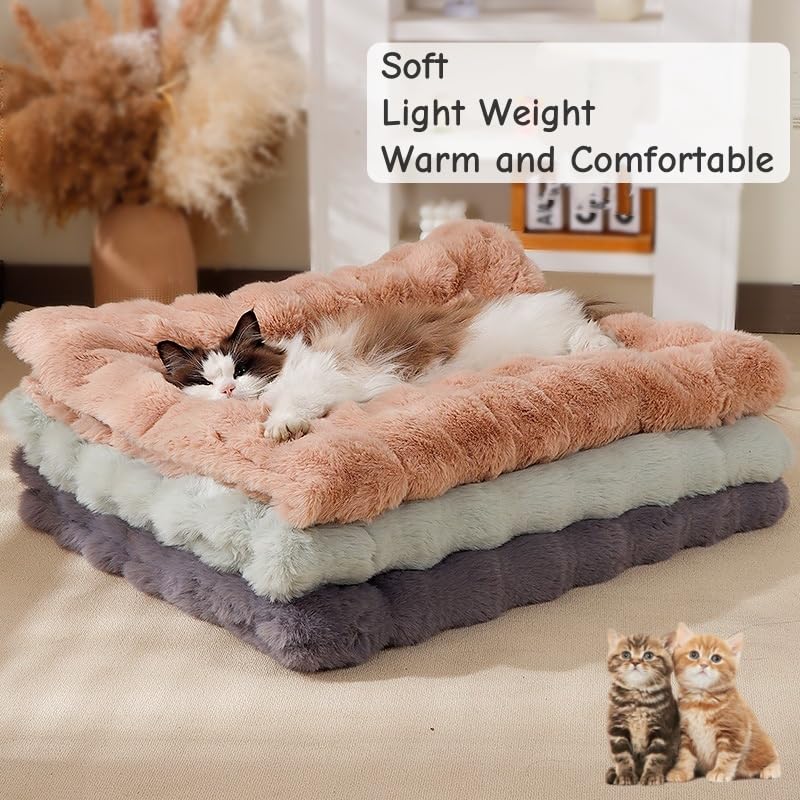 GDCARSL cat bed mat folded for compact storage when not in use